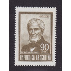 ARGENTINA 1965 GJ 1321 ESTAMPILLA NUEVA MINT PAPEL SATINADO NACIONAL U$ 12